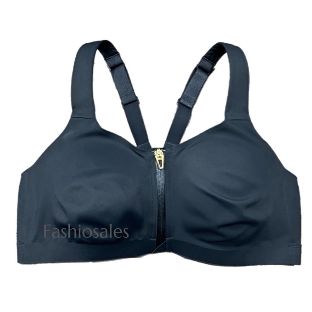 Victoria’s Secret knockout Maximum Support Front Close Sports Bra charcoal gray